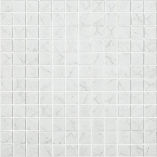 Mozaiek Tegels Statuario Vierkant 2,5x2,5cm wit