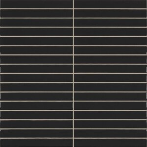 Pencil Kromo Black mozaiektegel 35x35cm