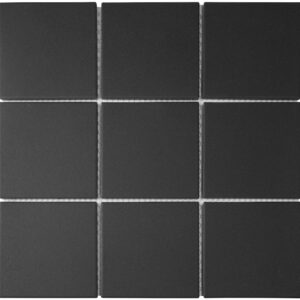 Mozaiek London Vierkant Zwart 9,5 x 9,5