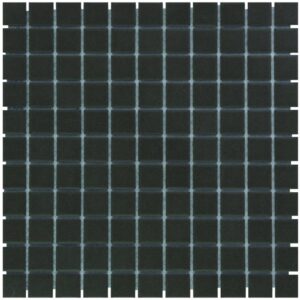 Mozaïek London 30x30 cm Onverglaasd Porselein, Mat Antislip En Zwart The Mosaic Factory