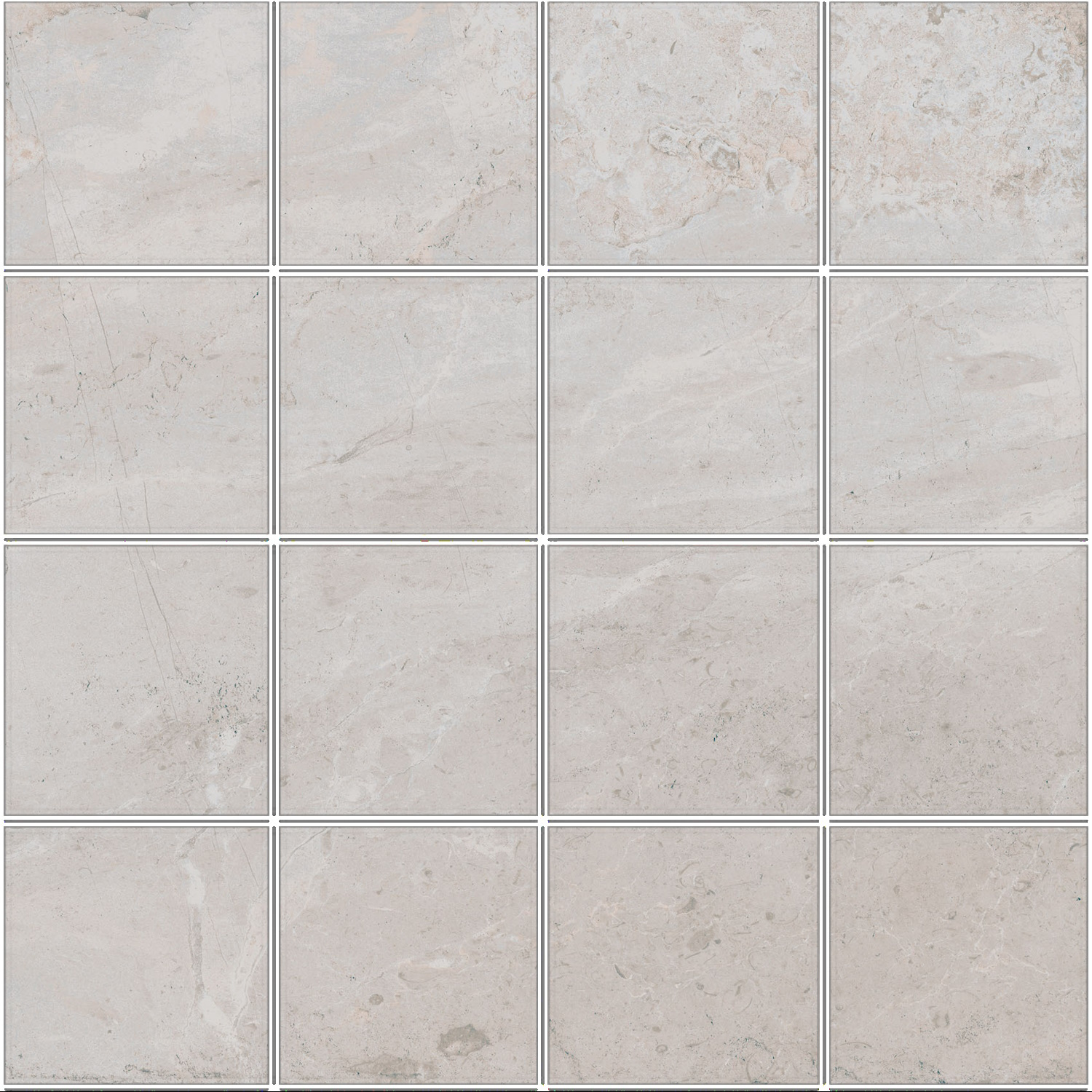 Mozaiek Pamesa Erding Pearl 30x30 cm Gerectificeerd Mat Wit Pamesa