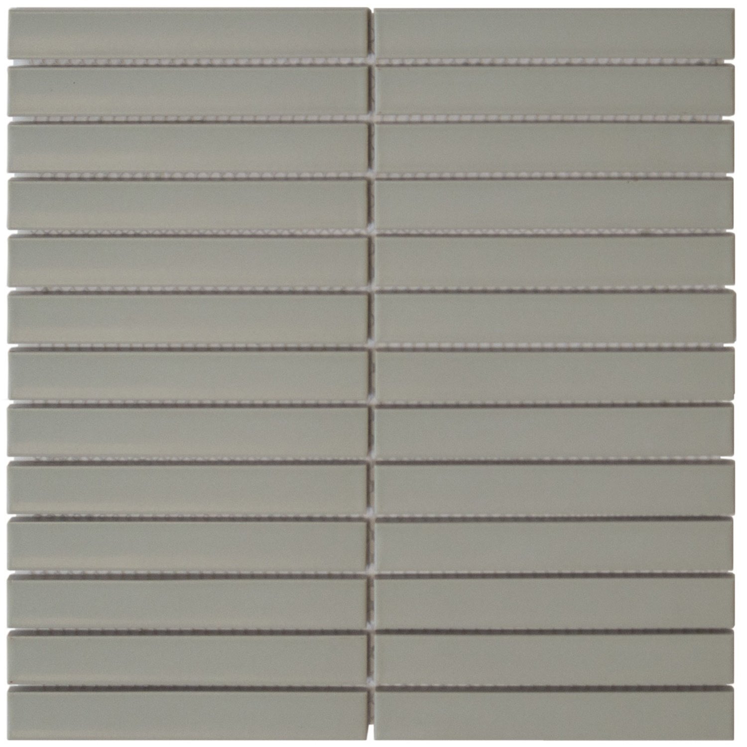 Mozaïek Sevilla Kit-Kat 29.6x29.9 cm Geglazuurd Porselein, Mat Sage Green The Mosaic Factory