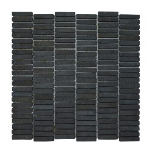 Mozaiek Parquet 1x4.8 30x30 cm Marmer Grey Stabigo