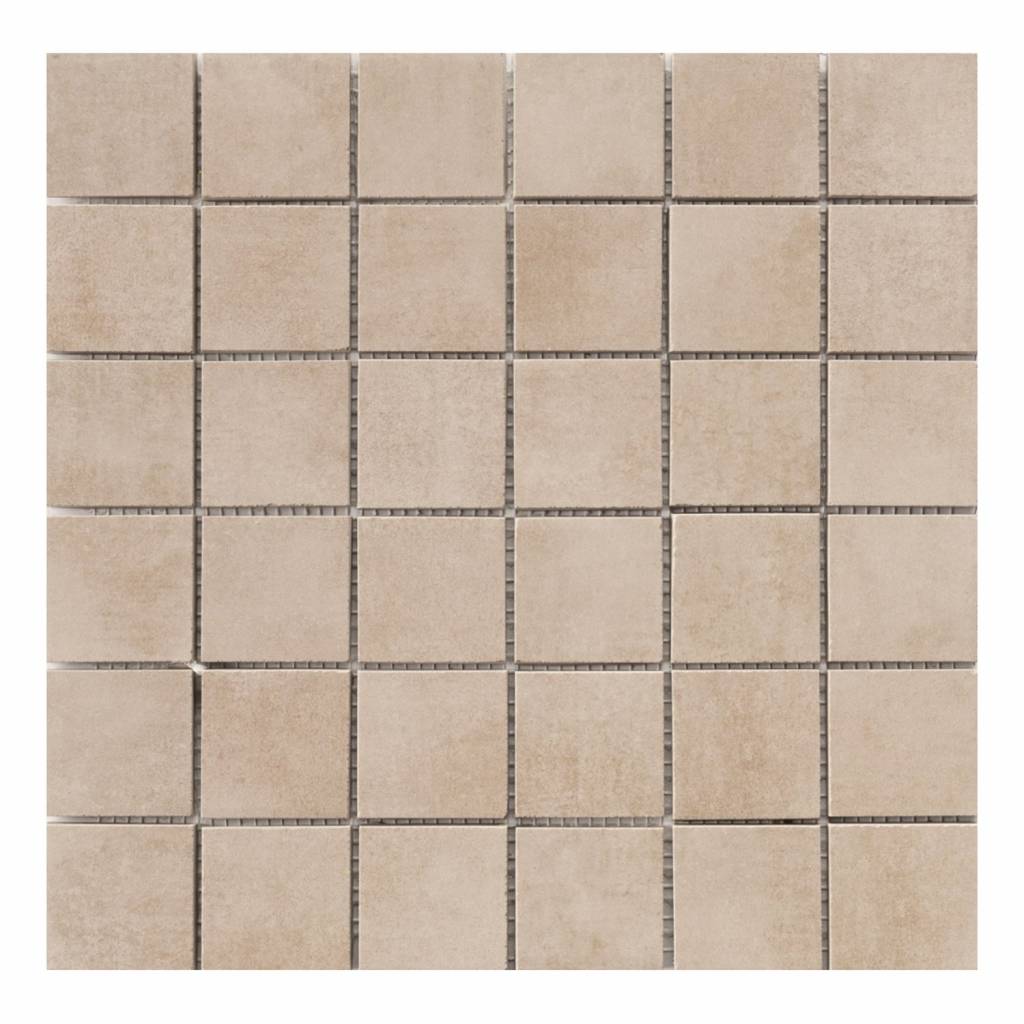 Mozaïektegel Cristacer Pascal Moka 33.3x33.3 cm Cristacer