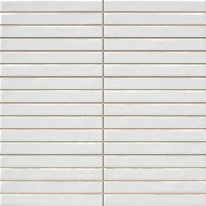 Pencil Kromo White mozaiektegel 35x35 wit 1 Pencil Kromo White mozaiektegel 35x35 wit