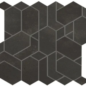 Mozaïektegel Atlas Concorde Boost AN67 VLtegel mozaiek 31x33,5cm 9mm mat rect. tarmac