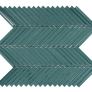 Mozaïektegel CR PLUS HG Glass WAMoz.285X305 Green 8mm Glans