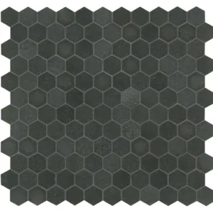 Mozaïektegel Ore Ceramics Basalt M-30 WAMoz.279X293 Basalt 7mm Mat Hexagon