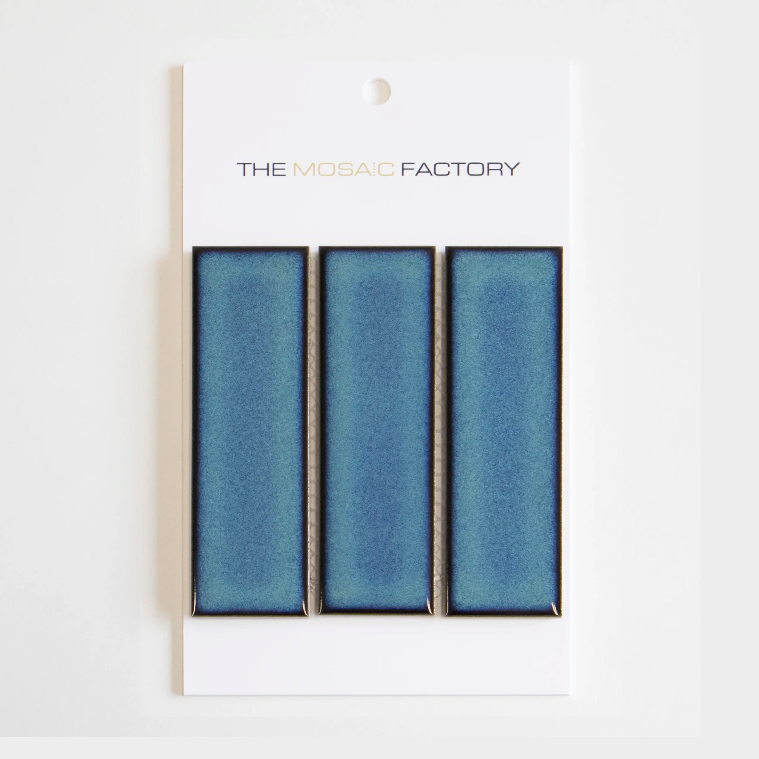 The Mosaic Factory Barcelona Mozaiek Tegel Rechthoek - Azure Blue Speckle Porselein Geglazuurd 291x297 mm 1 The Mosaic Factory Barcelona Mozaiek Tegel Rechthoek - Azure Blue Speckle Porselein Geglazuurd 291x297 mm