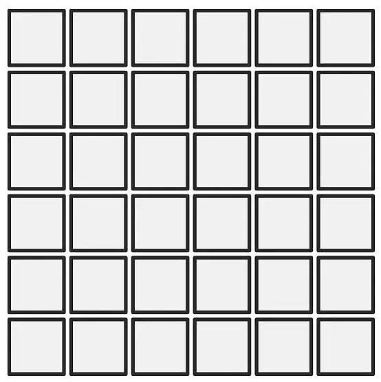 Mozaïek tegels Domus Bianco Esagono - Vierkant Wand en vloer Geglazuurde Porseleinen Steengoed 1 Mozaïek tegels Domus Bianco Esagono - Vierkant Wand en vloer Geglazuurde Porseleinen Steengoed