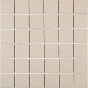 Mozaïek tegels Dover Beige 5x5 Anti-slip 30,6x30,6 - Vierkant Wand en vloer Ongeglazuurd porseleinen steengoed