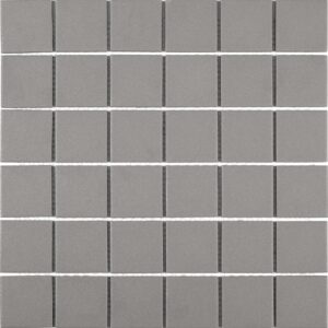 Mozaïek tegels Dover Grijs 5x5 Anti-slip 30,6x30,6 - Vierkant Wand en vloer Ongeglazuurd porseleinen steengoed