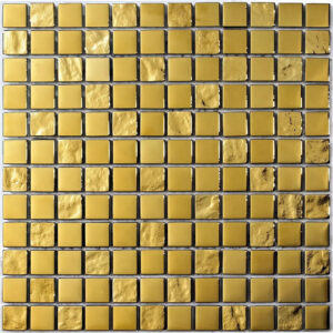 Mozaïek tegels Elegance Luxe goud 30x30 - Vierkant Wandtegels Glas