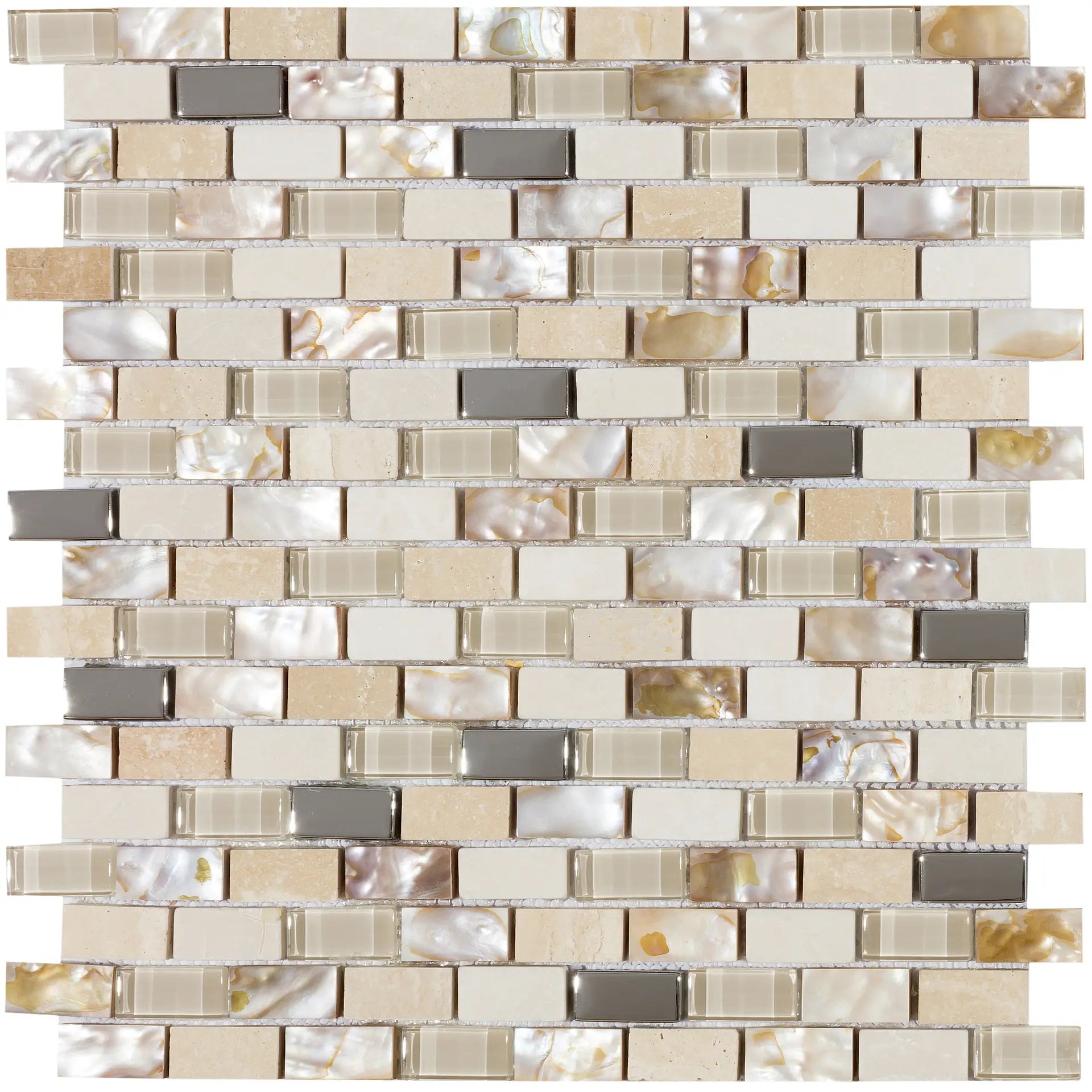 Mozaïek tegels Nacar Arena 30x30 - Rechthoek Wandtegels Natuursteen 1 Mozaïek tegels Nacar Arena 30x30 - Rechthoek Wandtegels Natuursteen