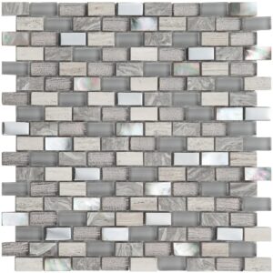 Mozaïek tegels Nacar Steen 30x30 - Rechthoek Wandtegels Glas