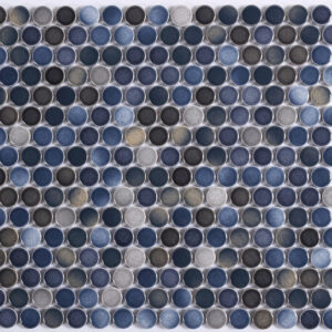 Mozaïek tegels Penny Bewolkt 29,1x31,5 - Rond Wand en vloer Geglazuurde porseleinen steengoed