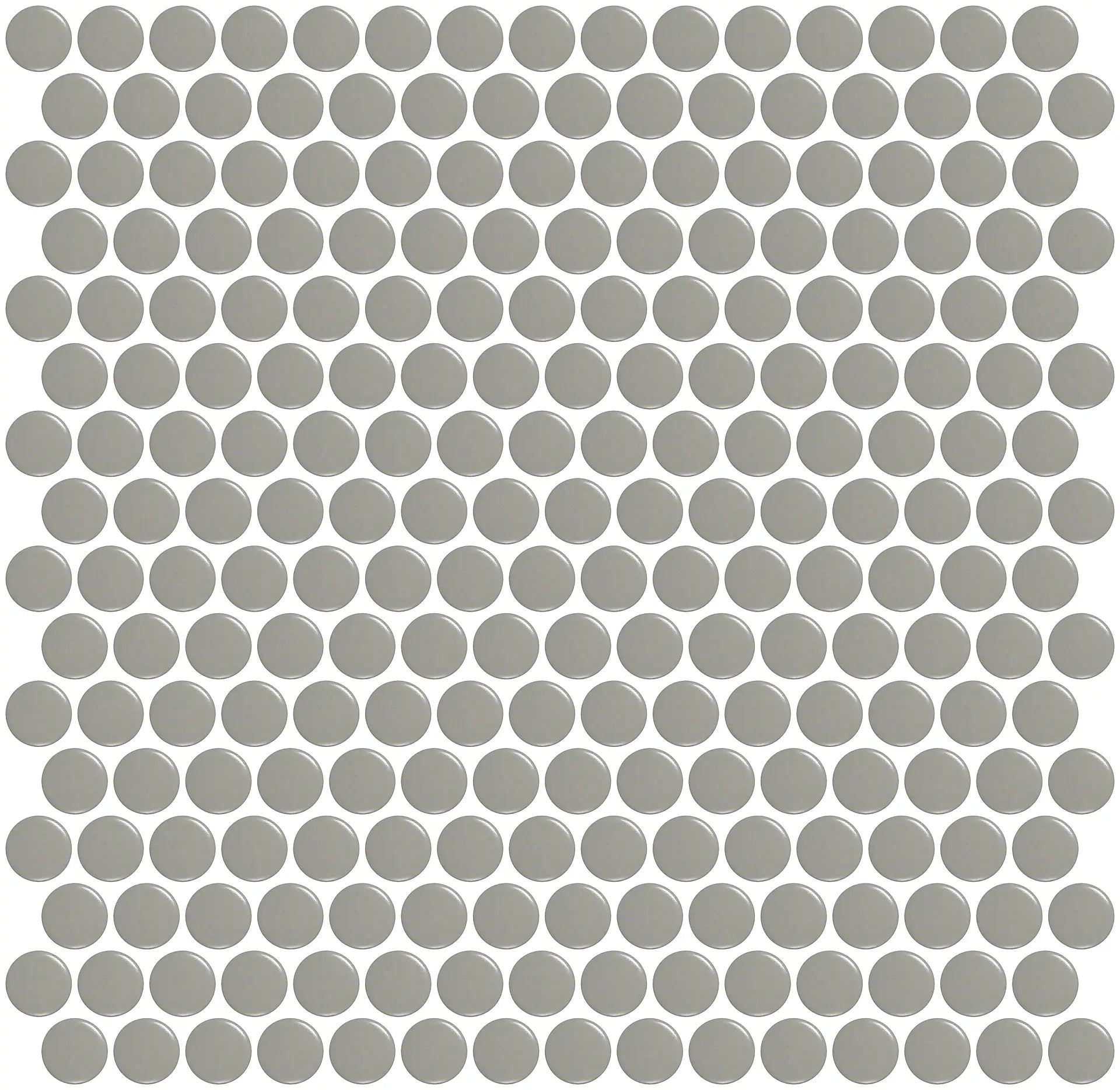 Mozaïek tegels Penny Grijs Mat 31,5x29,1 - Rond Wand en vloer Geglazuurde porseleinen steengoed 1 Mozaïek tegels Penny Grijs Mat 31,5x29,1 - Rond Wand en vloer Geglazuurde porseleinen steengoed