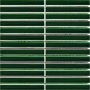 Mozaïek tegels Piano Kitkat Fingers Groen 29,6x29,9 - Rechthoek Wandtegels Geglazuurde porseleinen steengoed