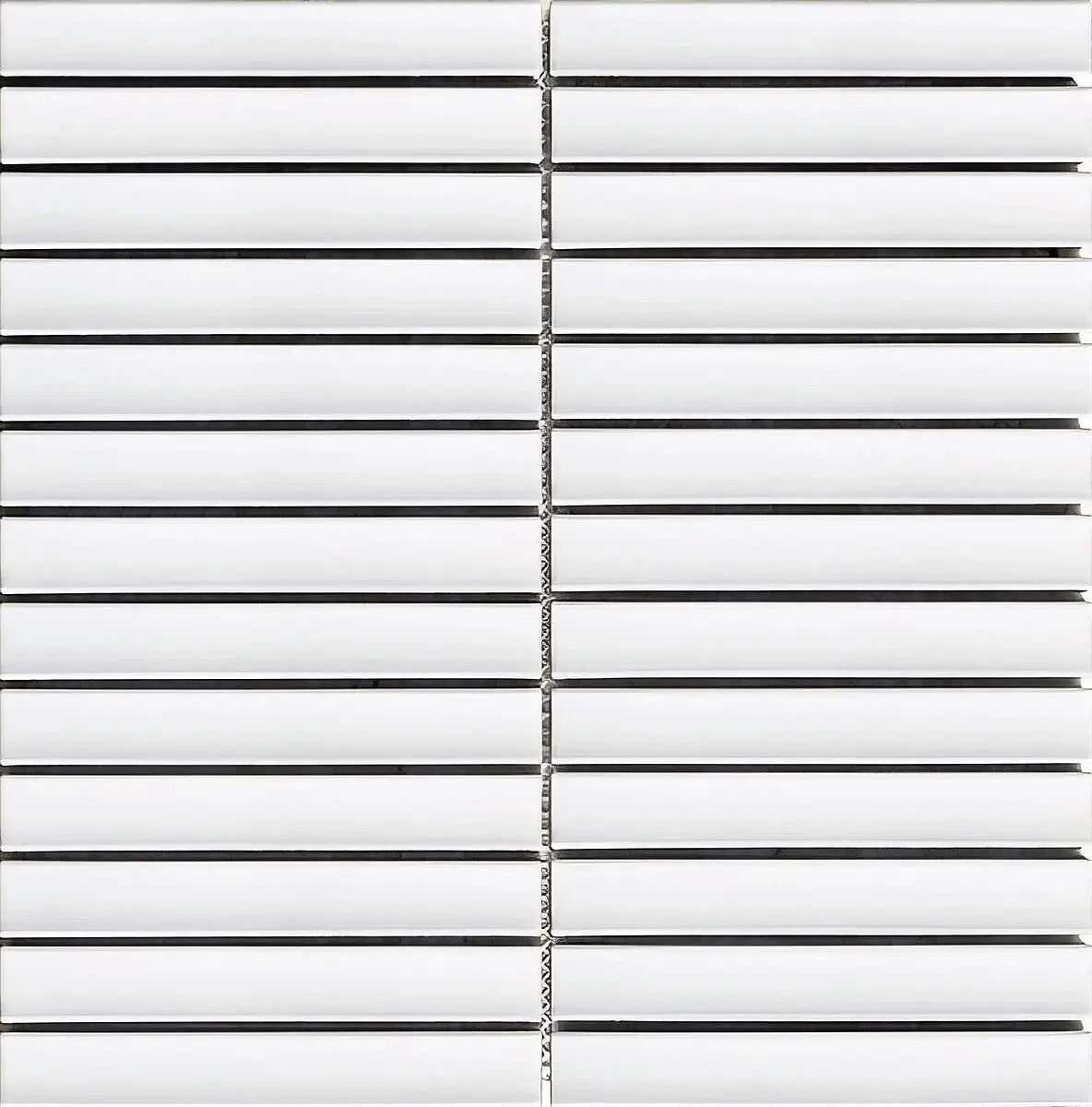 Mozaïek tegels Piano Kitkat Fingers Sneeuw Mat 29,6x29,9 - Rechthoek Wandtegels Geglazuurde porseleinen steengoed 1 Mozaïek tegels Piano Kitkat Fingers Sneeuw Mat 29,6x29,9 - Rechthoek Wandtegels Geglazuurde porseleinen steengoed