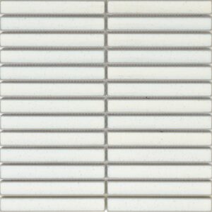 Mozaïek tegels Piano Kitkat Fingers Wit 29,6x29,9 - Rechthoek Wandtegels Geglazuurde porseleinen steengoed