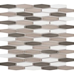 Mozaïek tegels Regen Multi 29,8x30,1 - Hexagon Wand en vloer Geglazuurde porseleinen steengoed