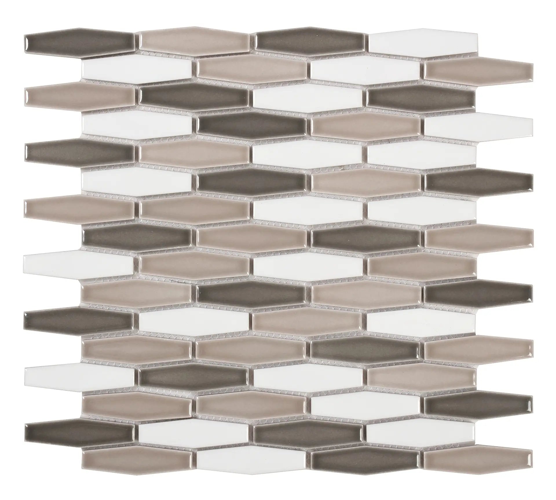 Mozaïek tegels Regen Multi 29,8x30,1 - Hexagon Wand en vloer Geglazuurde porseleinen steengoed 1 Mozaïek tegels Regen Multi 29,8x30,1 - Hexagon Wand en vloer Geglazuurde porseleinen steengoed