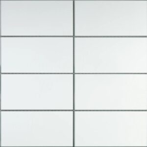 Mozaïek tegels Selfie Zilver 30,2x30,6 - Rechthoek Wandtegels Glas