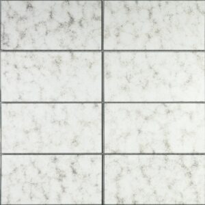 Mozaïek tegels Selfie Zilver Roest 30,2x30,6 - Rechthoek Wandtegels Glas