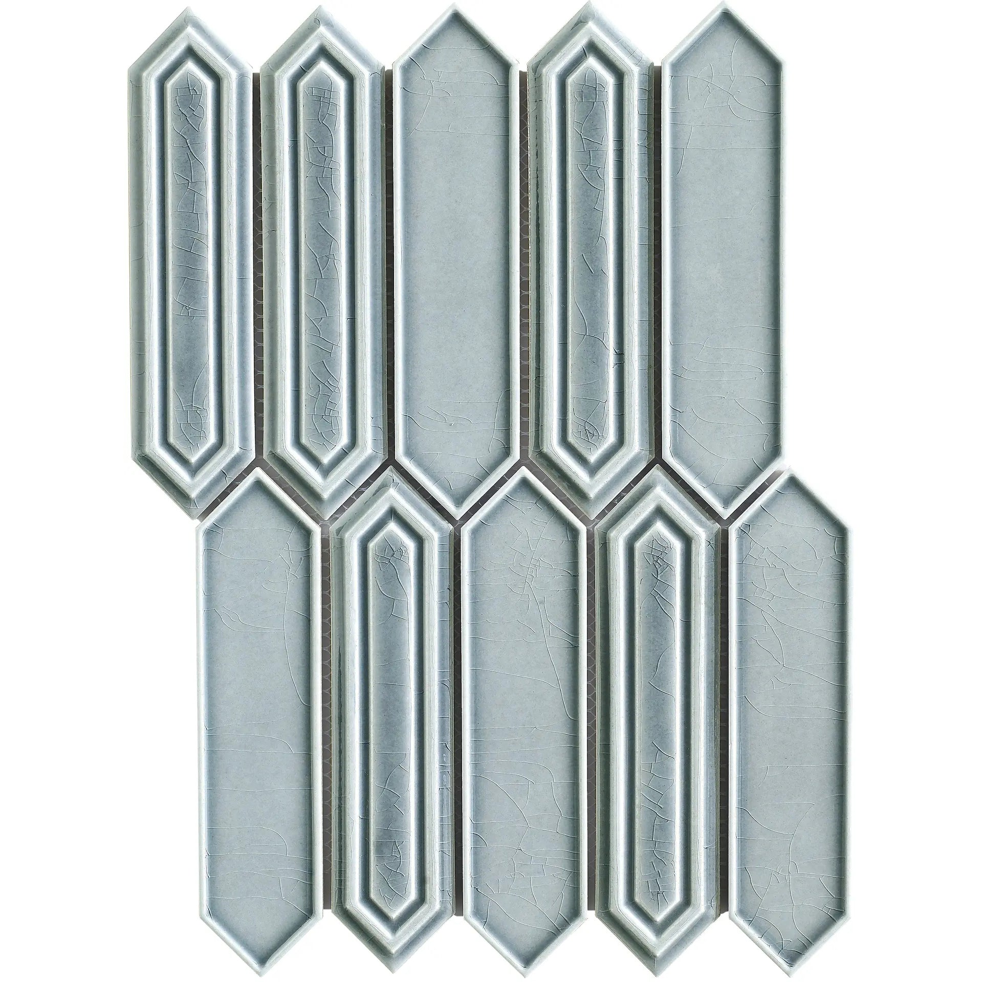 Mozaïek tegels Sevilla Gris Glans 35,3x25,5 - Hexagon Wandtegels Geglazuurde porseleinen steengoed 1 Mozaïek tegels Sevilla Gris Glans 35,3x25,5 - Hexagon Wandtegels Geglazuurde porseleinen steengoed