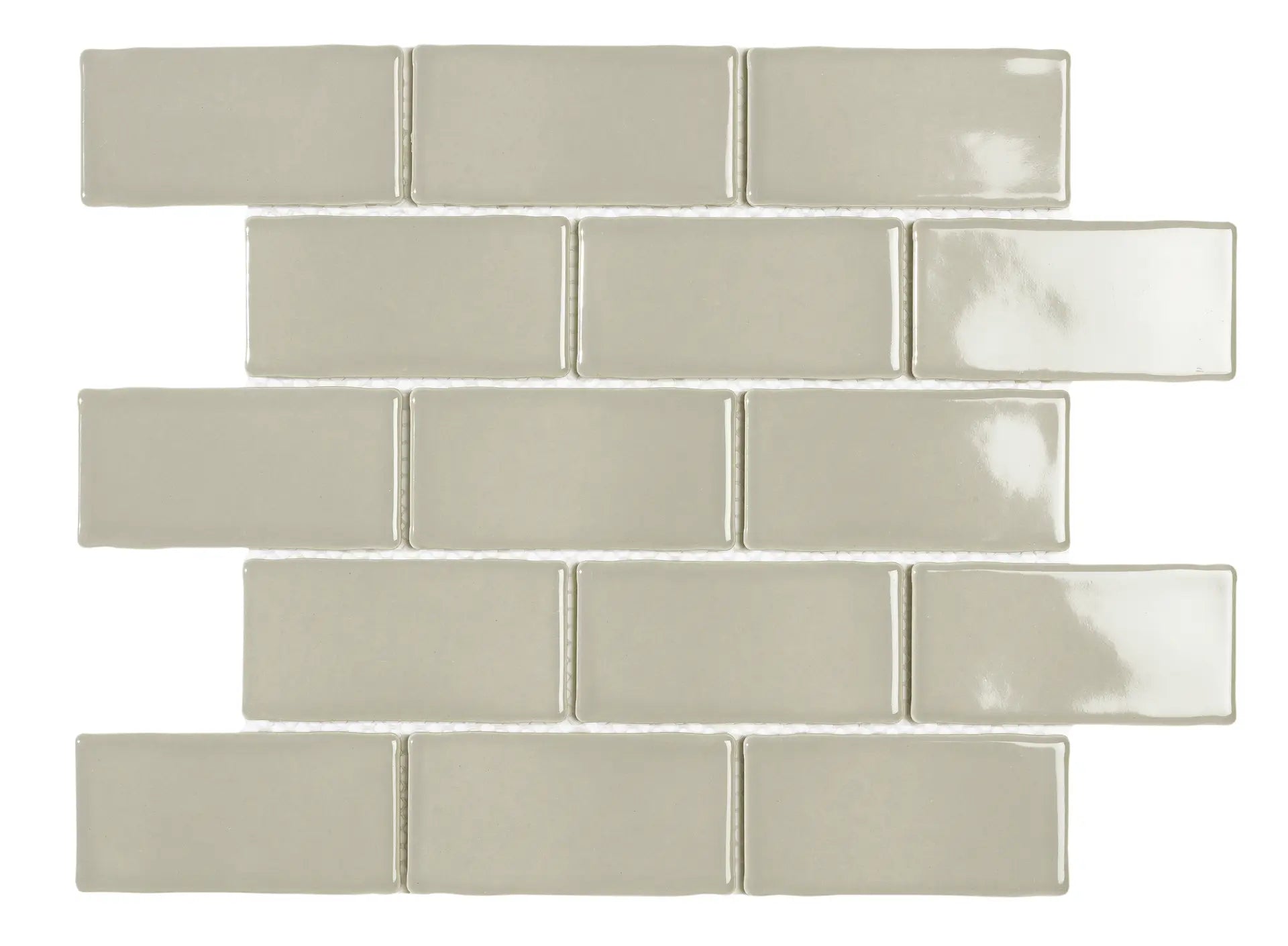 Mozaïek tegels York Bone Glans 26,5x30,9 - Rechthoek Wandtegels Geglazuurde porseleinen steengoed 1 Mozaïek tegels York Bone Glans 26,5x30,9 - Rechthoek Wandtegels Geglazuurde porseleinen steengoed