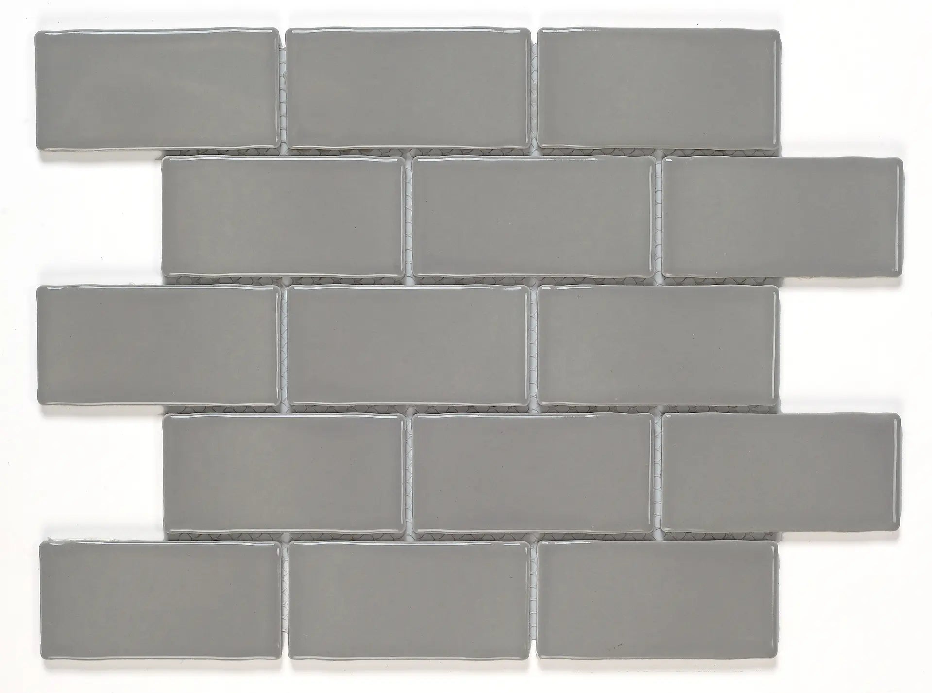 Mozaïek tegels York Rookgrijs Glans 26,5x30,9 - Rechthoek Wandtegels Geglazuurde porseleinen steengoed 1 Mozaïek tegels York Rookgrijs Glans 26,5x30,9 - Rechthoek Wandtegels Geglazuurde porseleinen steengoed