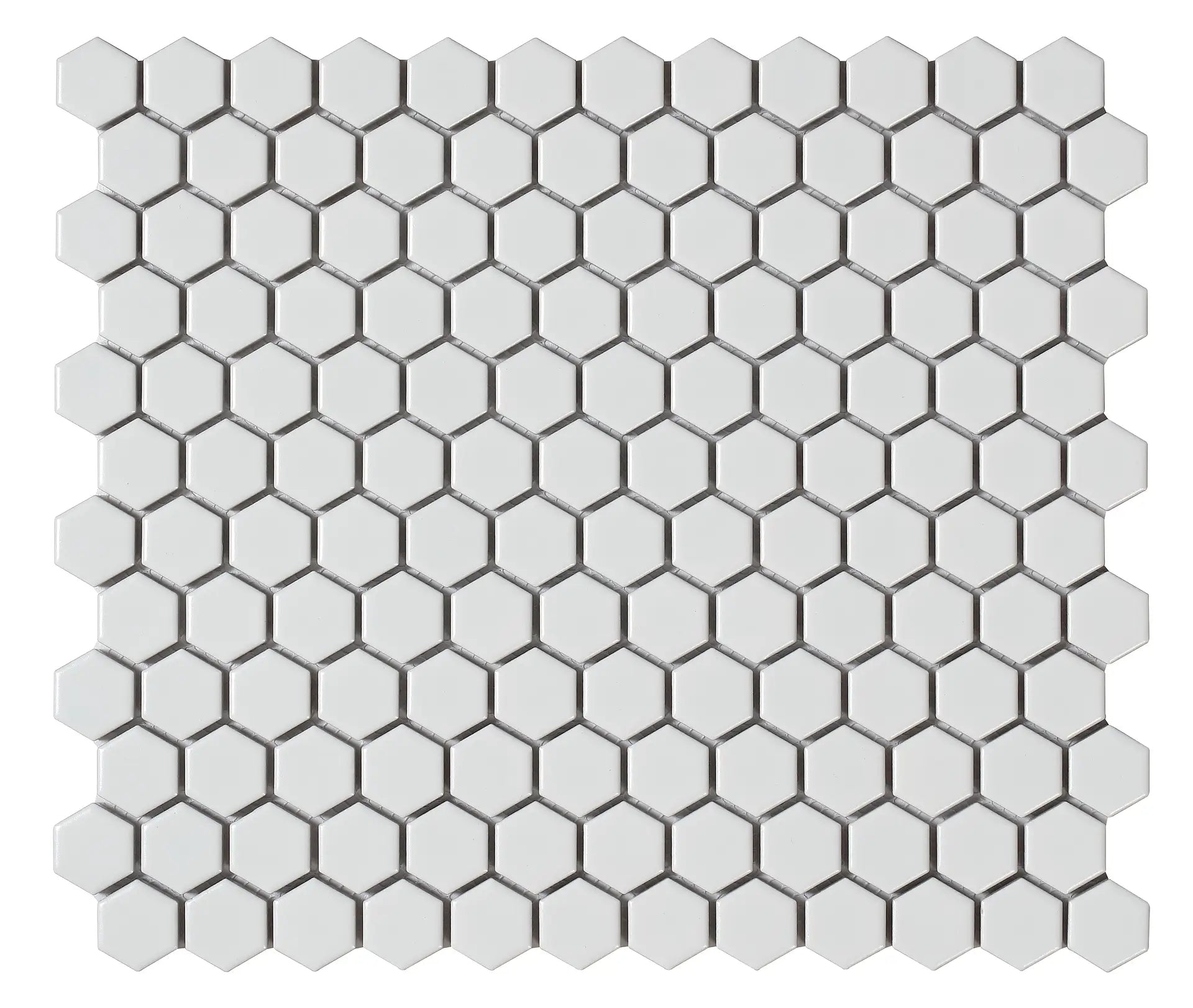 Mozaïek tegels Zeshoek Wit Mat 26x30 - Hexagon Wand en vloer Geglazuurde porseleinen steengoed 1 Mozaïek tegels Zeshoek Wit Mat 26x30 - Hexagon Wand en vloer Geglazuurde porseleinen steengoed