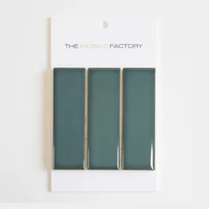 The Mosaic Factory Barcelona Mozaiek Tegel Rechthoek - Forest Green Porselein Geglazuurd 291x297 mm