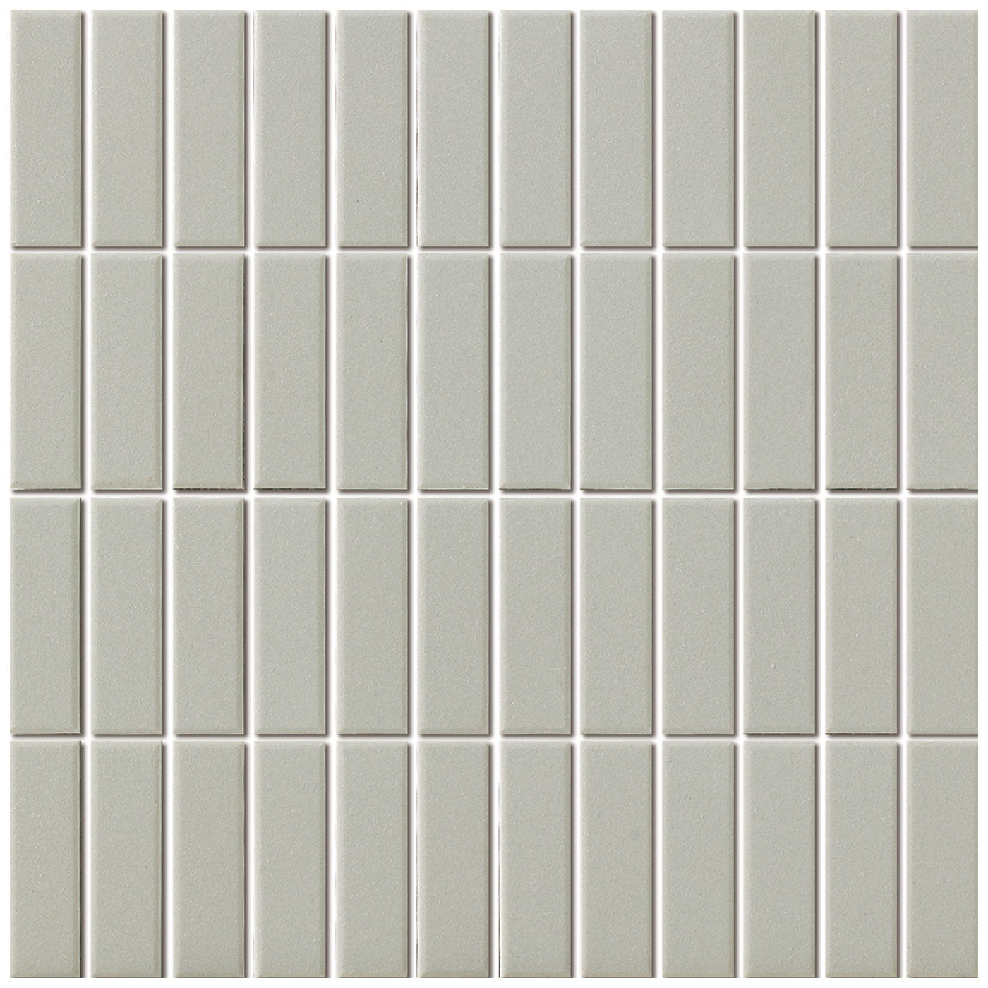 The Mosaic Factory London Mozaiek Tegel Rechthoek - Mat Grijs Porselein Ongeglazuurd, R11 23x73x6 mm 1 The Mosaic Factory London Mozaiek Tegel Rechthoek - Mat Grijs Porselein Ongeglazuurd, R11 23x73x6 mm