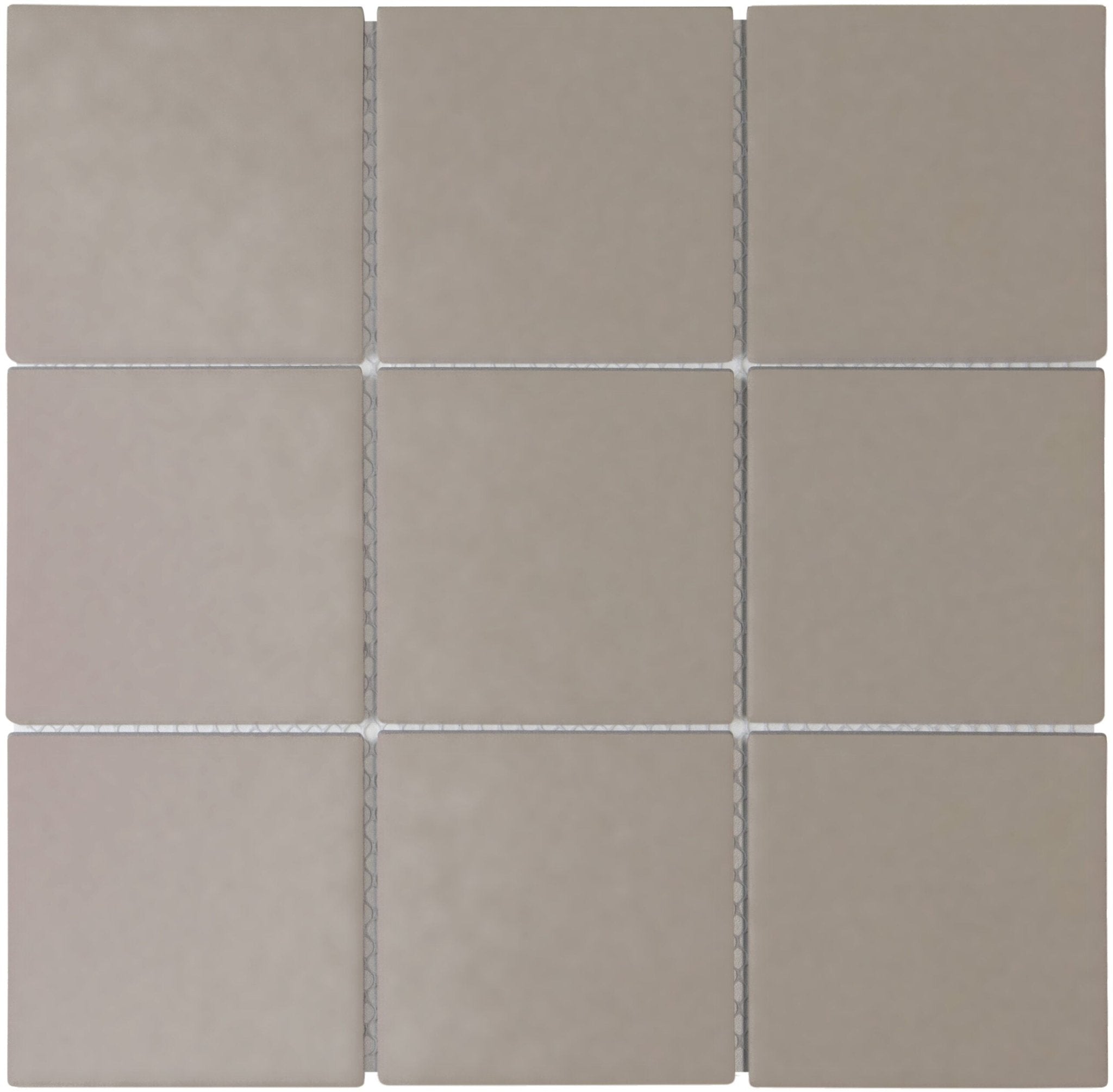 The Mosaic Factory London Mozaiek Tegel Vierkant - Grijs Porselein Ongeglazuurd, R11 95x95x6 mm 1 The Mosaic Factory London Mozaiek Tegel Vierkant - Grijs Porselein Ongeglazuurd, R11 95x95x6 mm