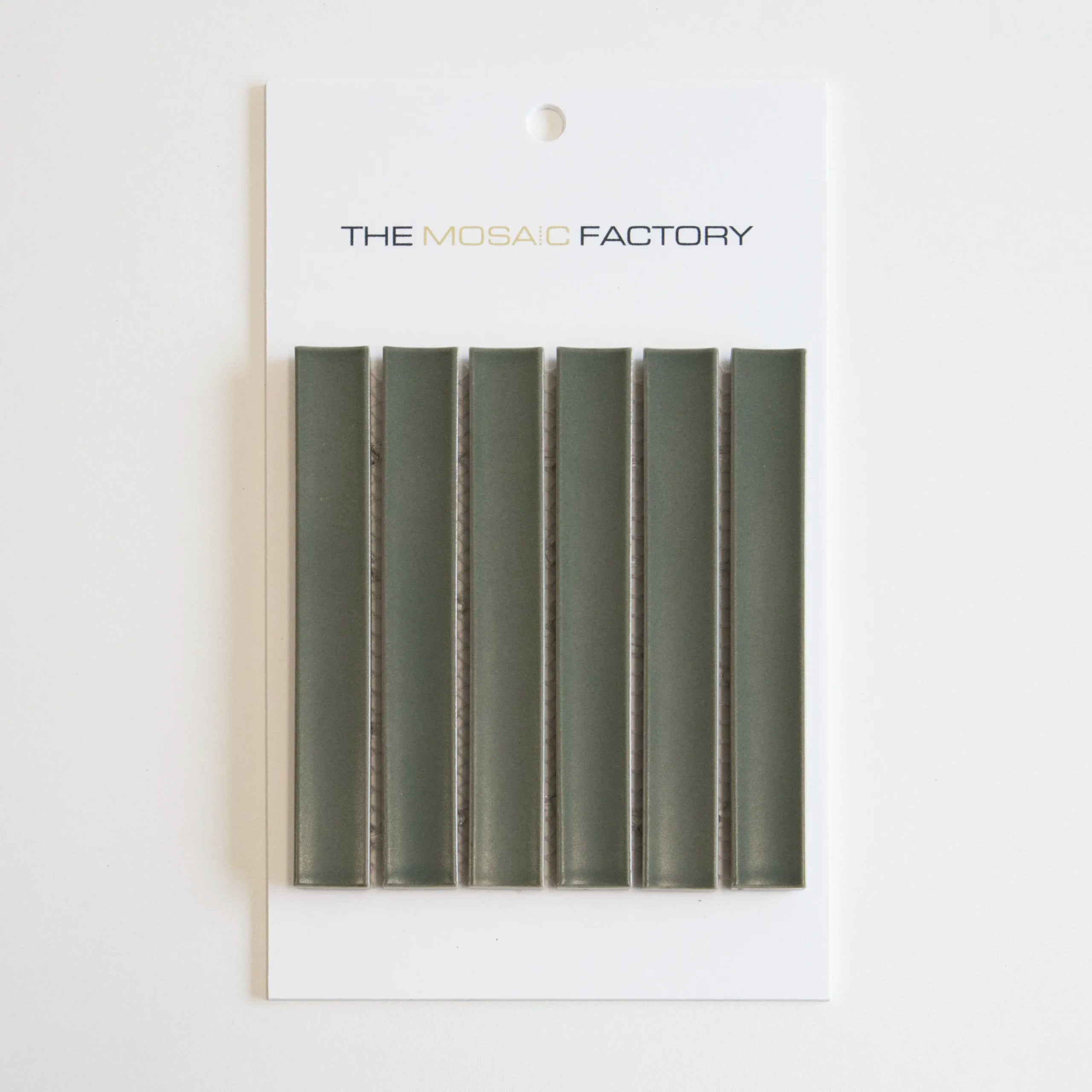 The Mosaic Factory Sevilla Mozaïek Tegel Kitkat Vinger - Army Groen Porselein Geglazuurd 296x299 mm 1 The Mosaic Factory Sevilla Mozaïek Tegel Kitkat Vinger - Army Groen Porselein Geglazuurd 296x299 mm