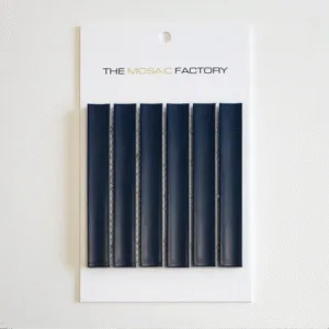 The Mosaic Factory Sevilla Mozaïek Tegel Kitkat Vinger - Navy Blauw Porselein Geglazuurd 296x299 mm