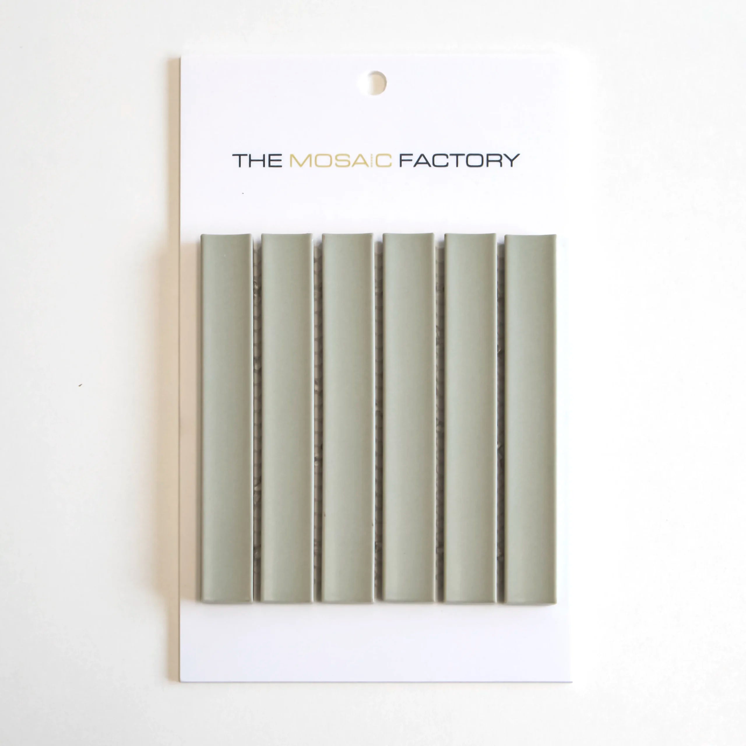 The Mosaic Factory Sevilla Mozaïek Tegel Kitkat Vinger - Sage Groen Mat 1 The Mosaic Factory Sevilla Mozaïek Tegel Kitkat Vinger - Sage Groen Mat