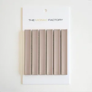 The Mosaic Factory Sevilla Mozaïek Tegel Kitkat Vinger - Vintage Pink Porselein Geglazuurd 296x299 mm