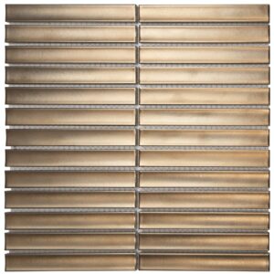 The Mosaic Factory | Sevilla Mozaïek Tegel | Kitkat Vinger | 296x299 mm | Brons | SEF20B |